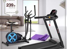 Olympia 2 In 1 elliptical cross trainer w/ 2HP motorized treadmill