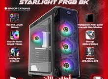 كيس جيمنغ  من جيماكس مضيئ رجب تصميم رهيب GAMEMAX Starlight BK Case Gaming