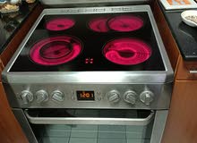 BEKO 60cm electric ceramic cooker with digital clock and ovan fan neat and clean