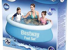 Bestway - 6'X20" 1.83M X 51CM Fast Set Pool مسبح Bestway - 6'X20" 1.83M X 51CM Fast Set Pool مسبح