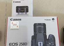 كاميرا كانون 250d 2019 

Canon EOS 250D Body, Black and EF-S 18-55mm f/4-5.6 IS STM Lens