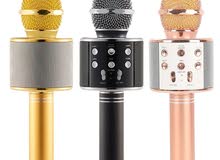 مايكروفون كريوكي الاصلي المعدني مع سماعته USB مايكروفون كريوكي الاصلي المعدني مع سماعته USB