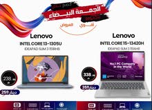 اسعار خاصة بمناسبة الجمعة البيضاء لابتوب i3 جيل 13 بسعر 239 -لابتوب i5 جيل 13 بسعر 339