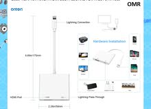 Onten Lighting To HDMI Video Converter 7565 (Brand New) Stock
