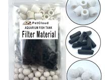 100g Aquarium Filter Media Activated Carbon Ceramic Rings Ball Foam Fish Tank Filter Media Bio 100g Aquarium Filter Media Activated Carbon Ceramic Rings Ball Foam Fish Tank Filter Media Bio