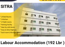 Labour accommodation ( 192 peoples ) for rent in Mameer, Sitra BD.2100/-