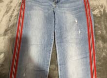 jeans with red line jeans with red line