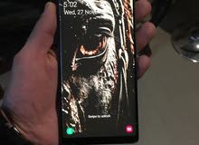 note 9 بحالة جيده يوجد شعر في القزاز  لا يوجد قلم البطاريه ممتازه