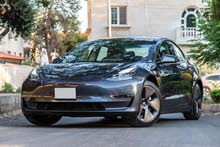تيسلا model 3  tesla 2023 ستاندر  فحص كامل بحاله الوكاله  لون فيراني