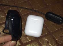 سماعة اير بودز 2 طبق الاصل و ساعة mi band 4 سماعة اير بودز 2 طبق الاصل و ساعة mi band 4