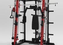 Olympia Multi Function Smith Machine / Squat Trainer / Pull Up Machine / Cable T