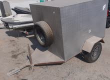 مستعمل صندوق مقطورة المنيوم مع تروللي للبيع Used trailer box aluminium with trol