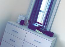 full bed set with dressing mirror, side tables and 2 lamps full bed set with dressing mirror, side tables and 2 lamps