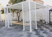 we make all kind of parking Shade and Tents and pargola and doors windows all