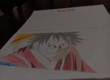 drawing monkey D. Luffy