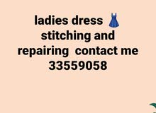 I am tailor Ladies dress stitching available serious customer contact  #bahrain