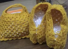 New handmade foot cover and handy bag