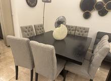 Dinning table with 8 chairs