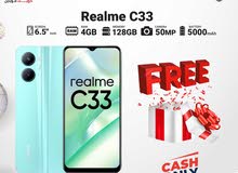 REALME C33 ( 128GB ) / RAM 4 NEW /// ريلمي سي 33 ذاكرة 128 رام 4 الجديد