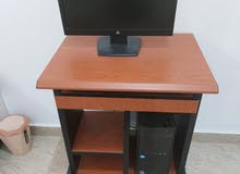 computer with table