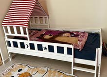 Kids bed 90 x 190 with mattress, 2months used
