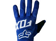 Motocross Protective  Gloves Blue & Red 823645 قفازات كاملة الحماية للدراجات النارية والهوائية