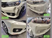 Car paint and machine work