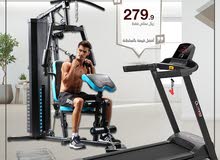Combo Offer of Multi Gym and Treadmill with Floor Mat