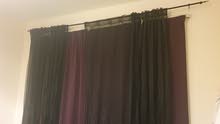 Black and Dark Purple Curtain - 4 pieaces Black and Dark Purple Curtain - 4 pieaces