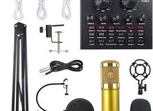 Honorall Multifunctional Live Sound Card & Recording Condenser Microphone Set Honorall Multifunctional Live Sound Card & Recording Condenser Microphone Set