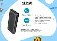 ANKER PowerCore Select 20000 mAh Fast Charger - Brand New