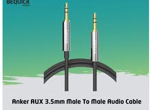 ANKER AUX 3.5 MALE TO MALE AUDIO CABLE /// افضل سعر بالمملكة