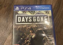 سيدي days gone مستعمل بحالة الجديد مكفول