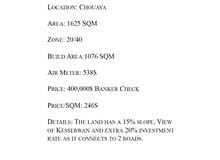 Hot Deal location: Chouaya Area Hot Deal location: Chouaya Area