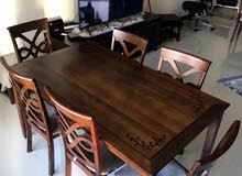 Dining table + chairs Dining table + chairs