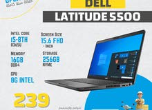 dell latitude 5500  Core i5-8365U لابتوب ديل 16جيجا رام احترافي بسعرررر مغري