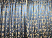 Blue Curtain + Railings Blue Curtain + Railings