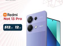 12/512 xiaomi note 13pro شاومي نوت 13 برو
