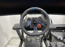 F-GT Cockpit with Logitech G29 and shifter