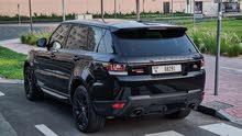 رنج روفر سبورت 2015 لون أسود ملكي بحالة الوكالة  Range Rover Sport Black 2015 Ve