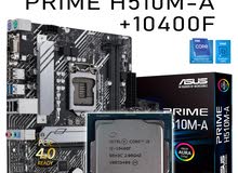core i5 10400f + motherboard asus H510m-a
