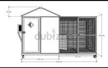 Big dog cage with provisions of a/c and light Big dog cage with provisions of a/c and light