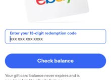 رصيد ebay للبيع