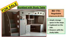 Bunk Bed with Study Table