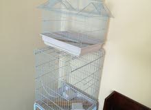 2 Big Bird Cages with food and accessories 2 Big Bird Cages with food and accessories