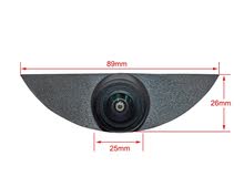 AHD Fisheye Car Front View 170 degree Camera For Nissan