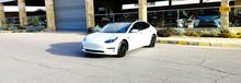 تيسلا 2022 model 3 بحالة الوكالة فحص كامل اوتوسكور +B لون مميز في الحرة للبيع بسعر لقطة ومحرووووق