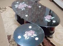 طقم طربيزات قزاز بحاله جيده