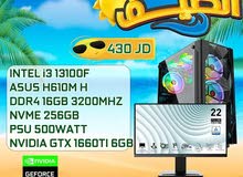 العروض المميزة و الأقوى لل PC'S من apex I3-13100F /GTX1660TI