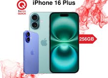 IPHONE 16 PLUS ( 256GB ) NEW /// ايفون 16 بلس ذاكره 256 جيجا الجديد كليا